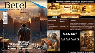 Slides Lição 8, Betel, A fidelidade e o temor, características que geram confiança, 2Tr26.pptx