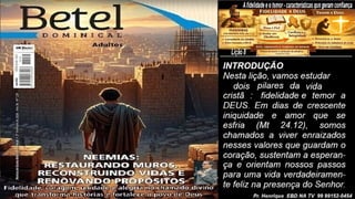 Slides Lição 8, Betel, A fidelidade e o temor, características que geram confiança, 2Tr26.pptx
