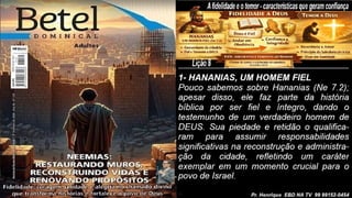Slides Lição 8, Betel, A fidelidade e o temor, características que geram confiança, 2Tr26.pptx