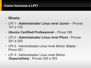 Certificação LPI