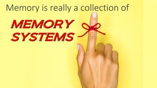 Memory is really a collection of
 
