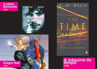 O efeito
Borboleta
2004




              A máquina do
Dragon Ball   tempo
1984          1895
 