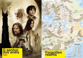 O senhor
dos anéis   Forgotten
1954        realms
 
