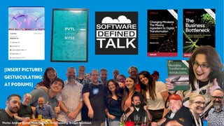 10
[INSERT PICTURES
GESTUICULATING
AT PODIUMS]
Photos: Andrew Shafer, Mark Hinkle(?),Tasha Isenberg, Bridget Kromhout.
 