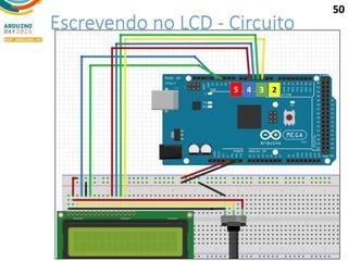 Escrevendo no LCD - Circuito
2345
50
 