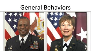 General Behaviors