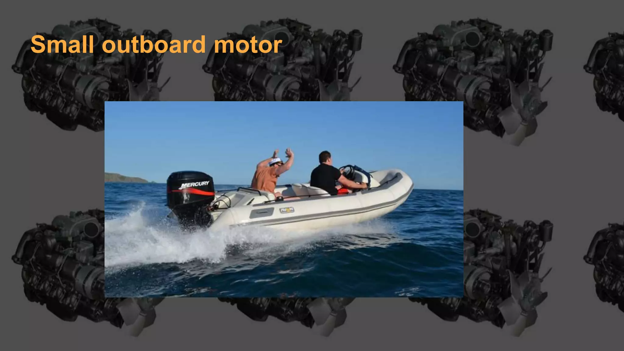 Small outboard motor
 