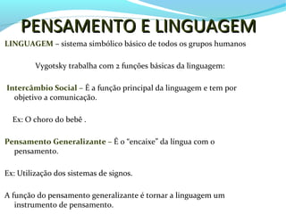 pensamento de vigotski