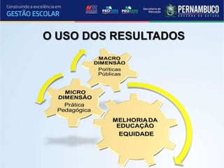 O USO DOS RESULTADOS
 