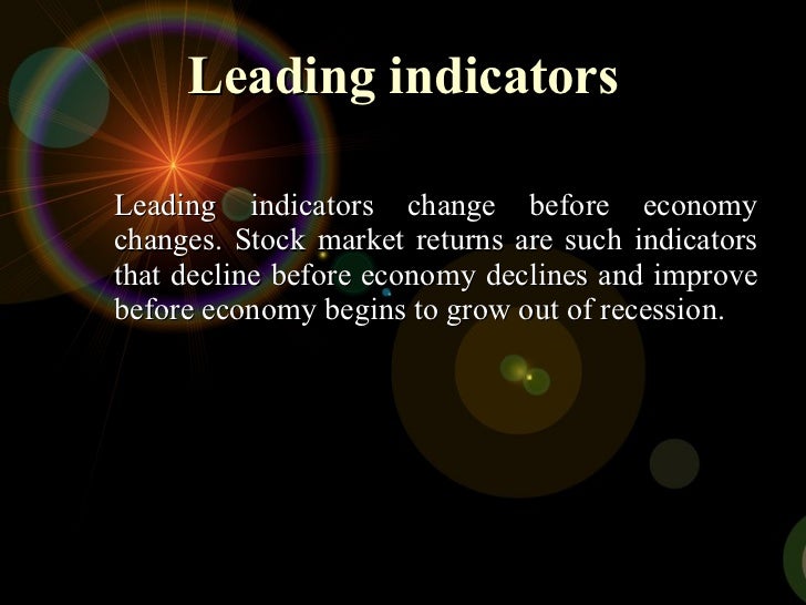 Leading indicators stock trading