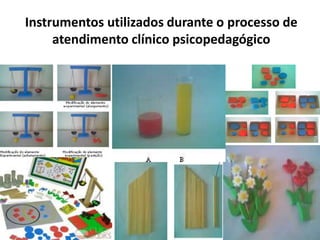 Instrumentos utilizados durante o processo de
     atendimento clínico psicopedagógico
 