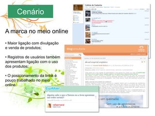 Todos os ativos dos produtos são extraídos de forma sustentável.BriefingNecessidade definida:Campanha de conscientização sobre o meio ambiente, reforçando a sustentabilidade e a biodegradabilidade.Objetivo de comunicação:Associar Natura Ekos à questão da biodegradabilidade, reforçando o diferencial da sub-marca.