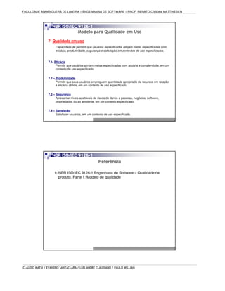 Slides NBR ISO/IEC 9126-1