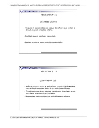 Slides NBR ISO/IEC 9126-1