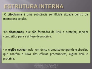 Microbiologia - Profa Dariana M. A. 
Salaman - Uniasselvi - Famelages 
 