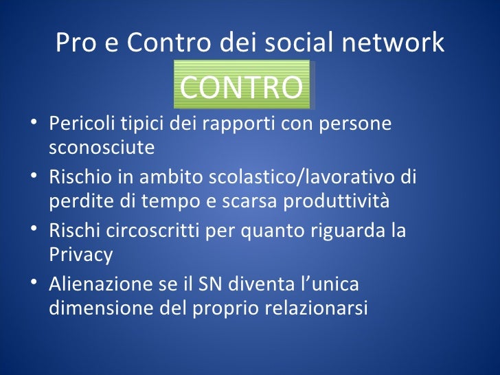 Slide Social Network