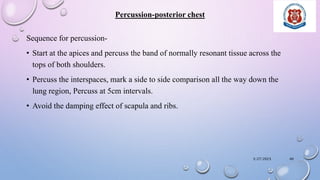 Assessment of respiratory system ptx