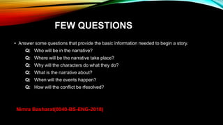 Slides on narrative writing(English Literature) | PPTX