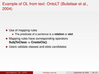 Ontology Learning