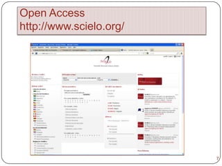 Open Access
http://www.scielo.org/
7
 