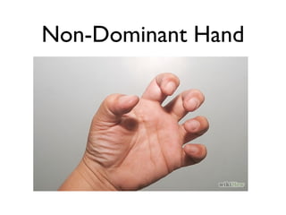 Non-Dominant Hand

 