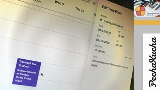 Timeular Desktop App Notes
 