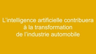 Plénière "Intelligence artificielle et véhicule autonome"
