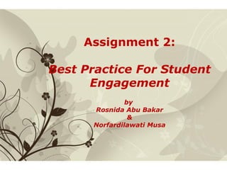 Slides presentation   assignment 2