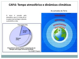 Cordilheira oceânica - São elevações que ocorrem de forma regular ao longo dos oceanos. Estendem-se por 84 mil quilômetros no total, com uma largura por volta dos mil quilômetros. Nessa área encontramos intensa atividade sísmica (tremores) e vulcânica. A cordilheira oceânica divide a crosta submarina em duas partes, representado uma ruptura ou cicatriz produzida durante a separação dos continentes.No oceano Atlântico, a cordilheira oceânica é chamada de meso-atlântica, porque ocupa a parte central deste oceano, na Islândia a cordilheira emerge na forma de ilha e a área é constantemente abalada pelos fenômenos já citados. Nos oceanos Pacífico e Índico, as cordilheiras áreas mais laterais (marginais) mais próximas dos continentes. Fossas oceânicas-São depressões alongadas (compridas) e estreitas, com grande declividade que ocorrem ao longo das áreas de subducção de placas tectônicas, ou seja, são fendas que atingem grandes profundidades entre 7.000 e 11.037 m, onde a placa oceânica mergulha de volta para o manto.