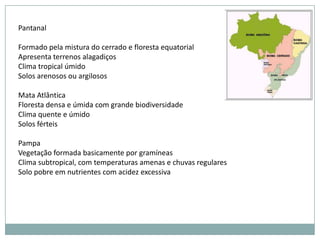 Precipitações As nuvens que dão origem às precipitações são as do tipo estratos e cúmulos. As precipitações acontecem no momento em que o vapor de água que se encontra nas nuvens se congela em razão da altitude, a partir dessa condensação desloca-se em direção à superfície terrestre em estado líquido ou sólido. Abaixo os tipos e formas de precipitações que existem:  • Granizo: corresponde a pedras de gelo, tem origem no alto das nuvens do tipo cúmulos, lugar onde a temperatura é muito reduzida. • Neve: esse tipo de precipitação ocorre através da baixa temperatura das nuvens (0ºC) e promove congelamento do vapor de água produzindo, dessa forma, pequenos cristais de gelo. Esse tipo de precipitação ocorre com maior frequência em climas temperados e polares. • Chuva: pode ocorrer durante o processo de evaporação da água nas zonas interpropicais do planeta, tal processo causa chuvas abundantes, pode também se desenvolver a partir do encontro de duas massas de ar, sendo uma quente e outra fria. O pluviômetro é o instrumento usado para medir a quantidade de chuvas, em milímetros.  O orvalho se forma na condensação do vapor sobre alguma superfície sólida, como no solo, nas folhas das plantas e até mesmo num capô de carro. O contato com o ar úmido na superfície mais fria dá origem a pequenas gotículas de água, comuns nas noites baixas, quando a temperatura chega a 0º o orvalho se solidifica formando camadas de gelo cristalino conhecido como geada, que causam grandes prejuízos a agropecuária.