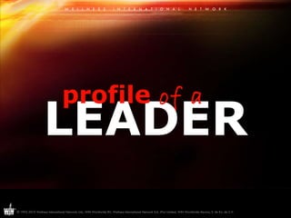 LEADER profile  of a 
