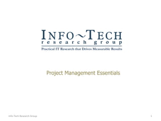 project management essentials