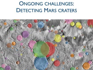 27
ONGOING CHALLENGES:	

DETECTING MARS CRATERS
 