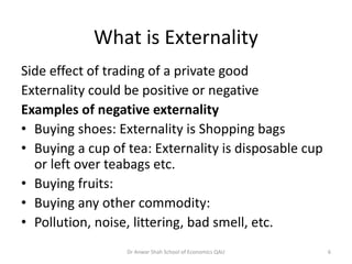 Slides public good and externalities 180612 | PPT