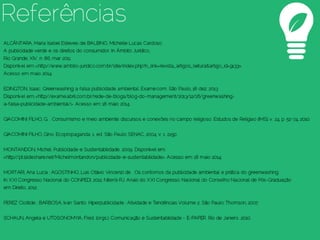 Publicidade, Meio Ambiente e Ética