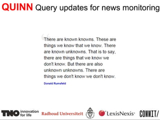 0© LexisNexis
QUINN Query updates for news monitoring
 
