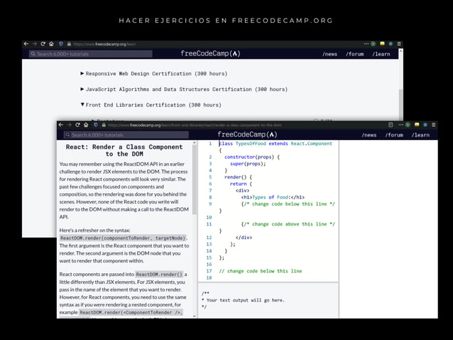 React JS, una librería para construir interfaces de usuario | PPT