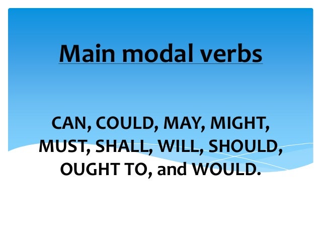 Modal Verbs