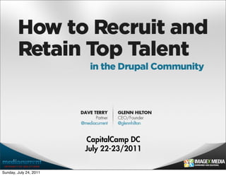 CapitalCamp DC
                        July 22-23/2011


Sunday, July 24, 2011
 
