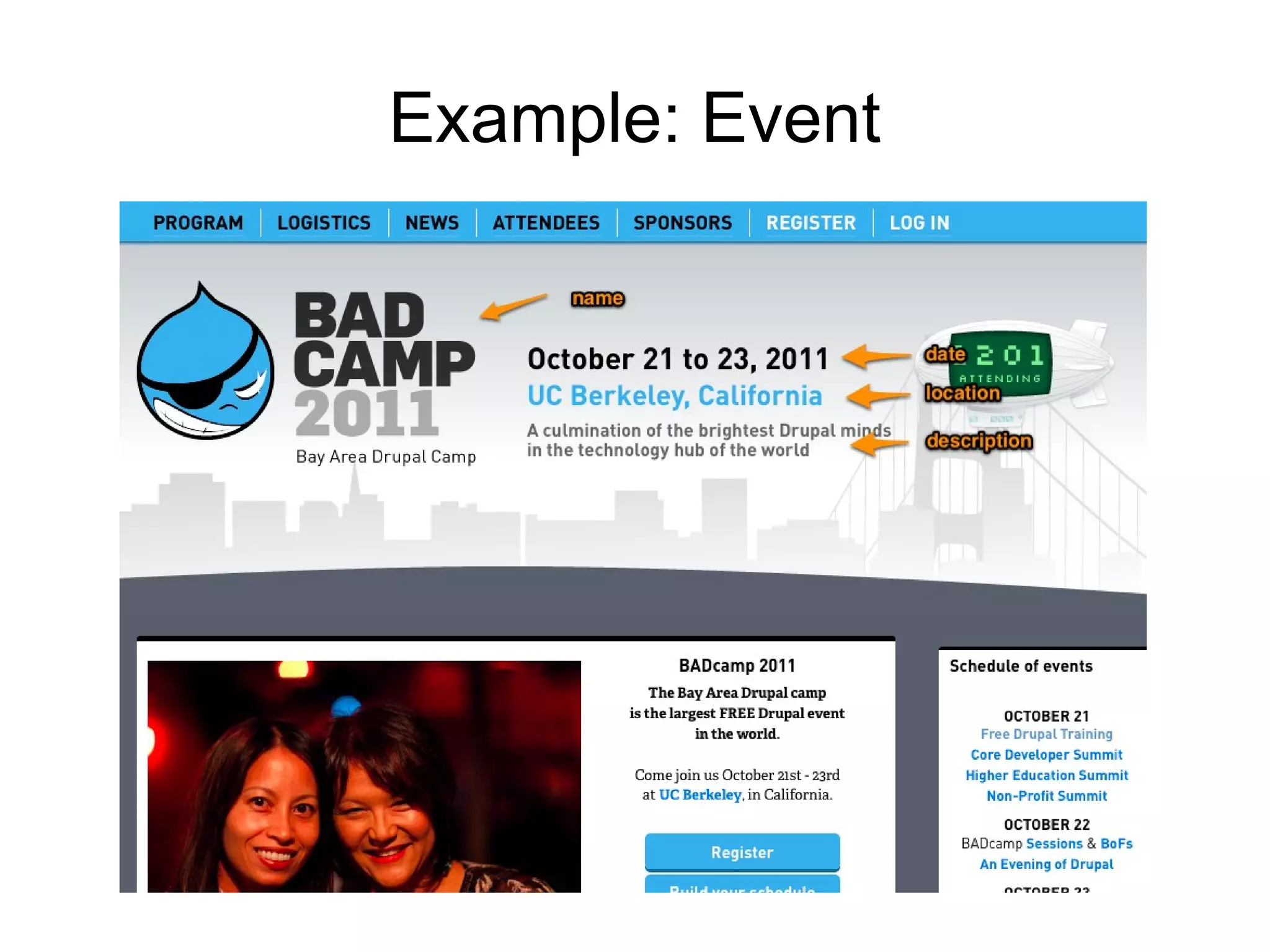 Example: Event
 