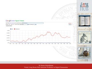 Dr Susan Schreibman
Trinity Long Room Hub Associate Professor in Digital Humanities
 