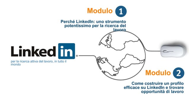 Linkedin per la ricerca attiva del lavoro. Modulo 2 | PPT