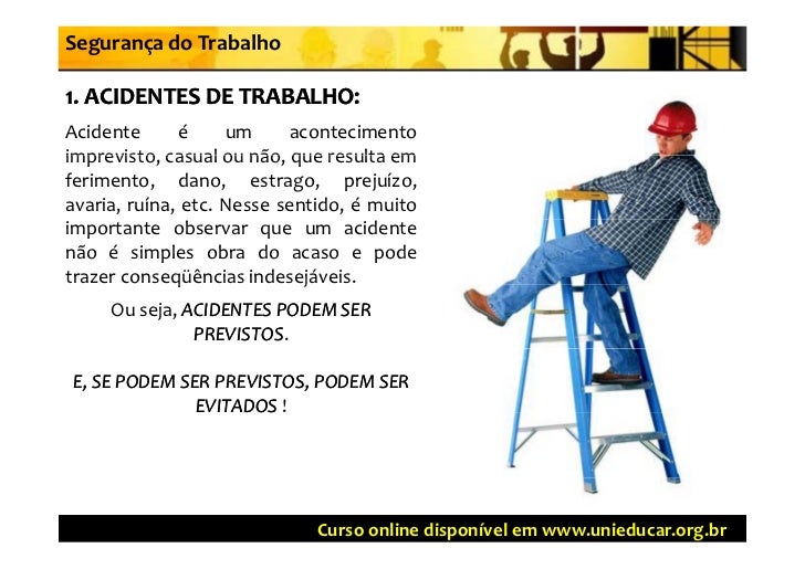Curso segurança trabalho Curso segurança trabalho