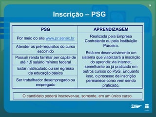 Inscrição   – PSG 