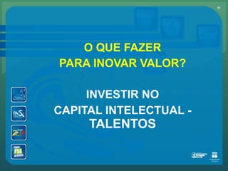 O QUE FAZER PARA INOVAR VALOR? INVESTIR NO CAPITAL INTELECTUAL -  TALENTOS 