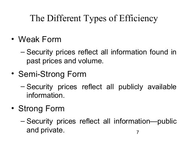 the weak form efficiency of the gcc Weak form of market efficiency is when past information related to prices is fully reflected in the current market prices and hence it cannot be used to earn excess return weak form of market efficiency is the weakest form of efficient market hypothesis (emh. the weak form efficiency of the gcc Weak form of market efficiency is when past information related to prices is fully reflected in the current market prices and hence it cannot be used to earn excess return weak form of market efficiency is the weakest form of efficient market hypothesis (emh.