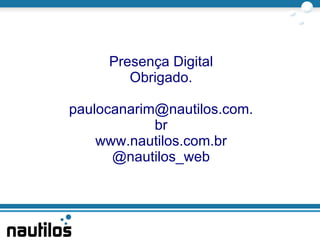 O marketing na internet Produto 