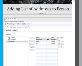 23




Adding List of Addresses to Person
 