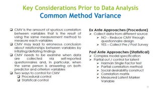 Common Method Variance Color:blue SEM MODELING THROUGH PARTIAL least SQUARE | PDF