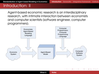 Slides: Standardization of Agent-based Modeling in Economics | PDF